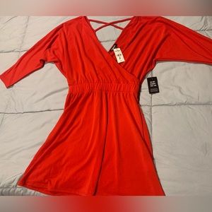 NWT Express XXS Red Dress